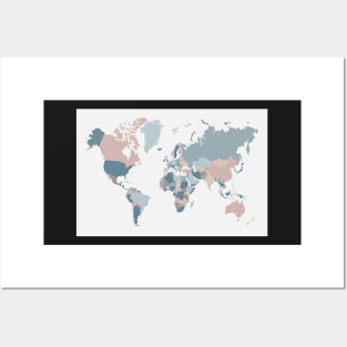 World Map - 03 style Posters and Art